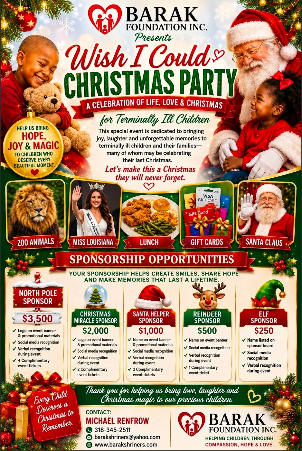 Wish I Could Christmas Party 2026 flyer